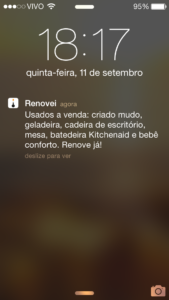 App Renovei - Push segmentado para comprador