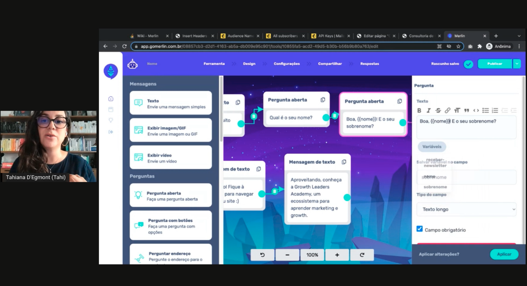 Tutorial Merlin: Newsletter